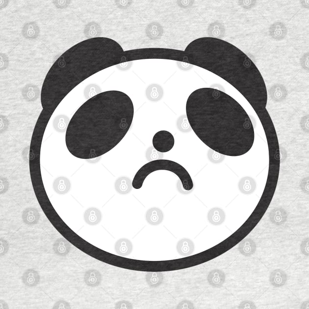 Frowning Panda by BIBLIOTEECA